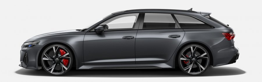 Audi A6, RS6 Avant TFSI 441 kW quattro, barva šedá
