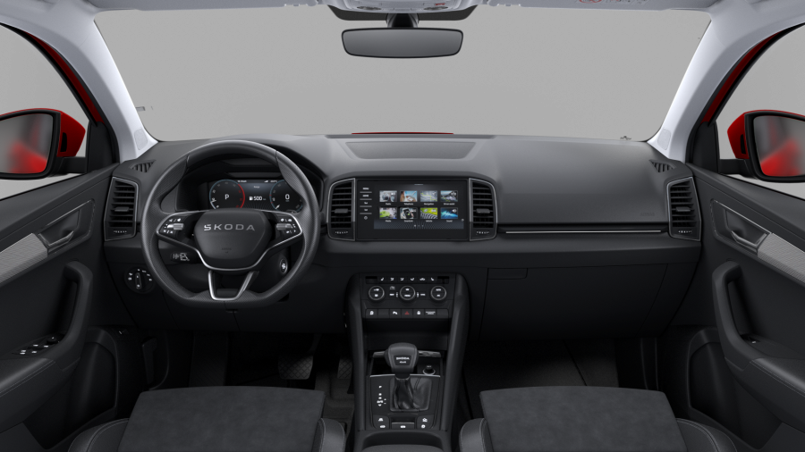 Škoda Karoq, 2,0 TDI 110 kW 7-stup. automat. 4x4, barva červená