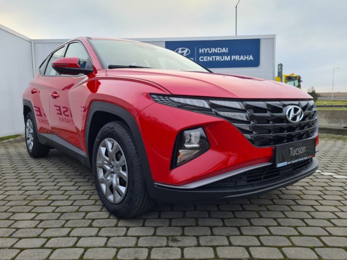 Hyundai Tucson, 1,6 T-GDI 4x2 110 kW 6st. manuální, barva červená