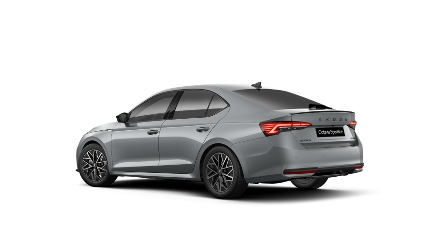 Škoda Octavia, 1,5 TSI m-HEV 9 kW 7° automatická DSG, barva stříbrná