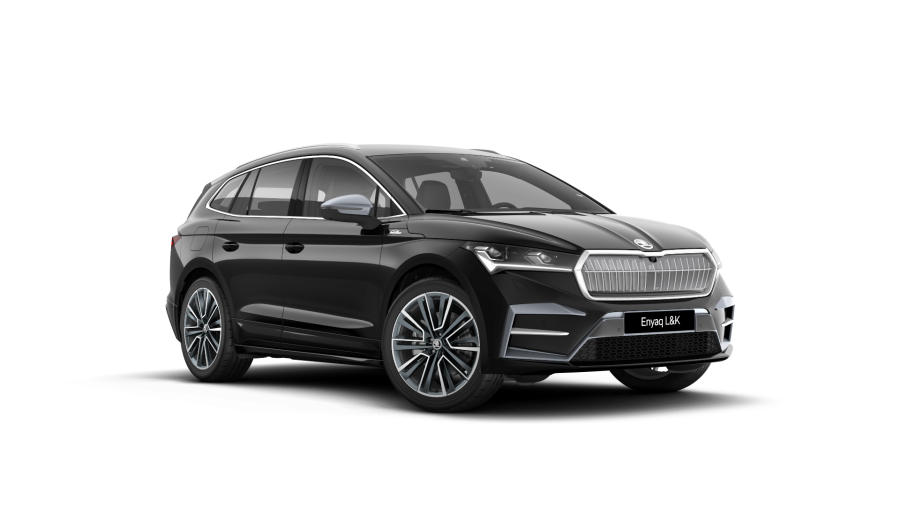 Škoda Enyaq iV, 82 kWh 210,00 kW 1-stup. automat. 4x4, barva černá