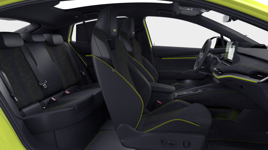 Škoda Enyaq iV, 84 kWh 1° automatická 4x4, barva zelená