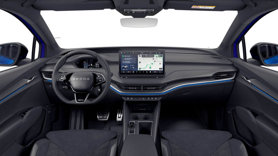 Škoda Elroq, 63 kWh 1° převodovka, barva modrá