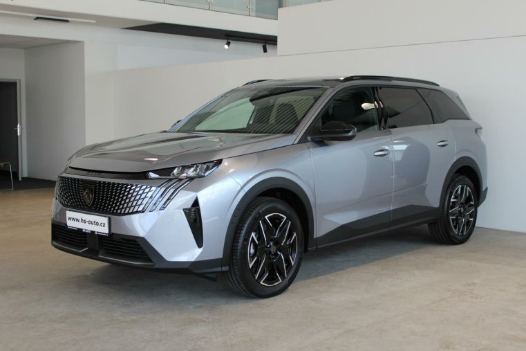 Peugeot 5008, Peugeot 5008 ALLURE Hybrid 136 e-DCS6, barva stříbrná