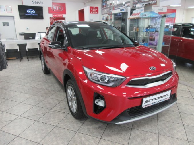 Kia Stonic, 1.4 CVVT Exclusive NAVI, barva červená