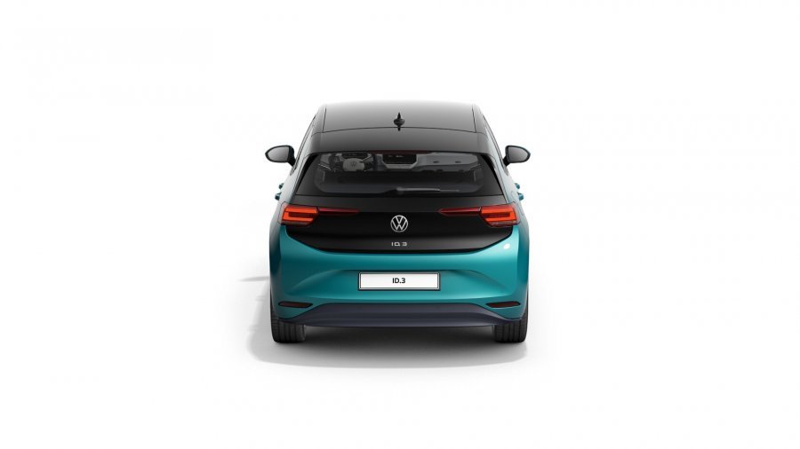 Volkswagen ID.3, ID.3 Max, výk. 150 kW, kapac. 58 kWh, barva tyrkysová