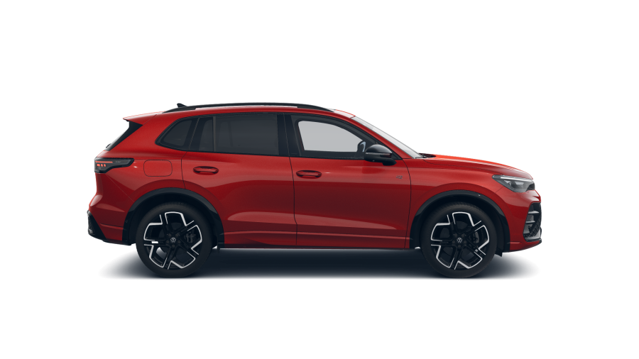 Volkswagen Tiguan, Tiguan R-Line People 200 kW eHybrid, barva červená