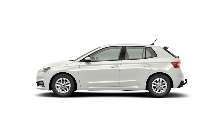 Škoda Fabia, 1,0 MPI 59 kW 5° manuální, barva bílá