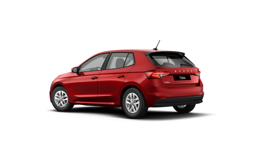 Škoda Fabia, 1,0 TSI 70 kW 5° manuální, barva červená