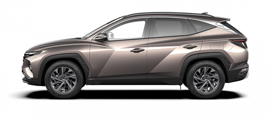 Hyundai Tucson, 1,6 T-GDI MHEV 132 kW (95 NAT mild hybrid) 6 st. iMT, barva bronzová