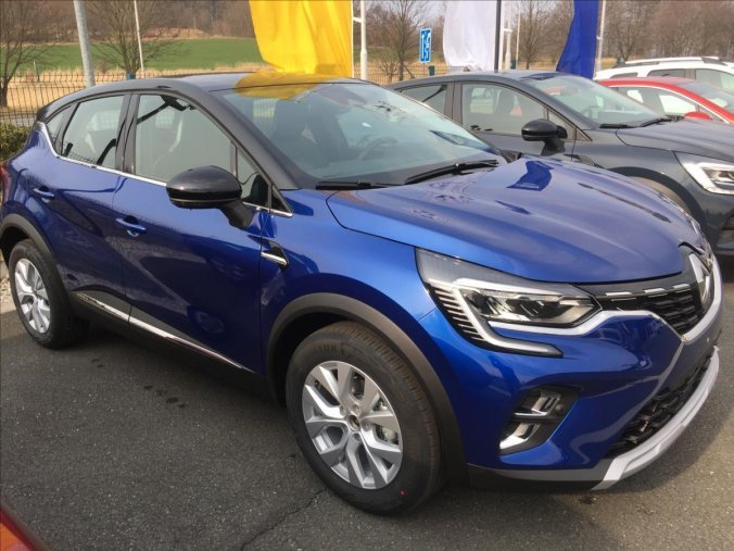 Renault Captur, 1,0 TCe 90  Intens, barva modrá