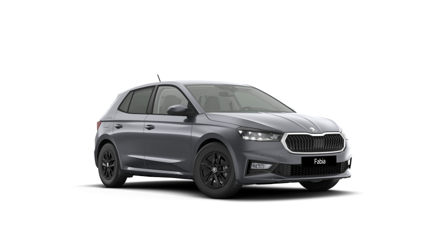 Škoda Fabia, 1,0 MPI 59 kW 5° manuální, barva šedá