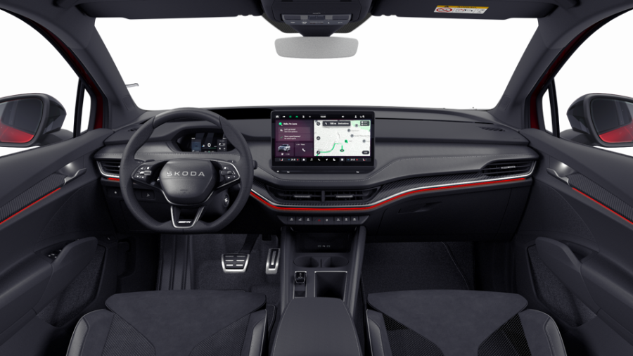 Škoda Enyaq iV, 82 kWh 1° automatická, barva červená