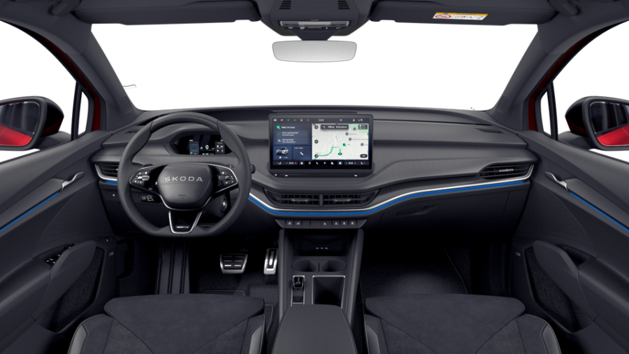 Škoda Elroq, 82 kWh 1° převodovka, barva červená
