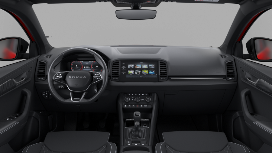 Škoda Karoq, 1,5 TSI 110 kW 6-stup. mech., barva červená