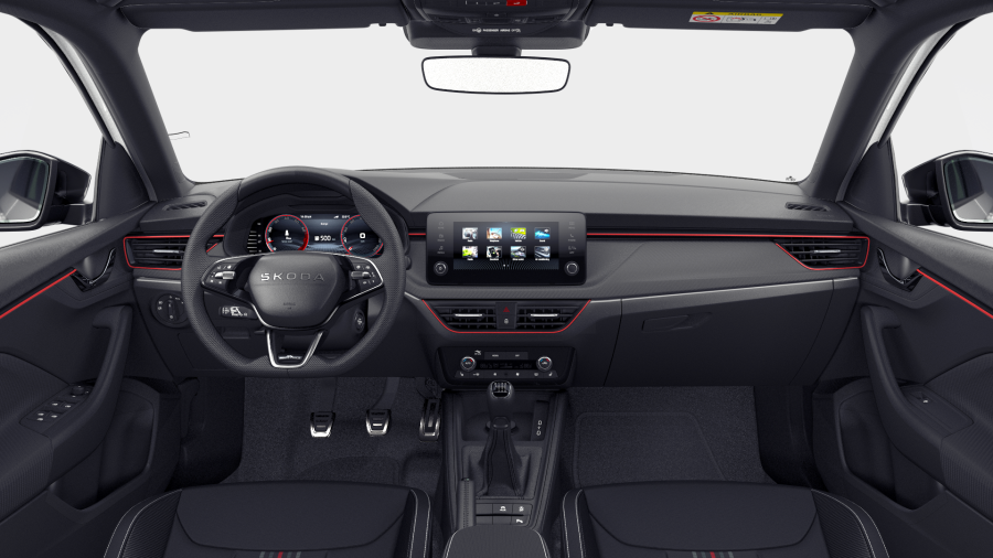 Škoda Scala, 1,5 TSI 110 kW 6° manuální, barva bílá