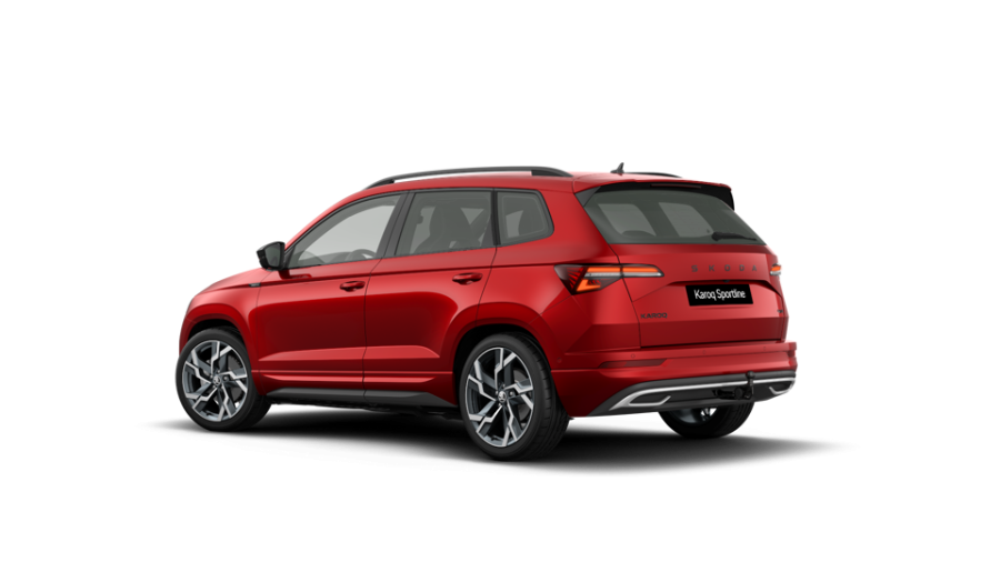 Škoda Karoq, 2,0 TSI 140 kW 7° automatická DSG 4x4, barva červená