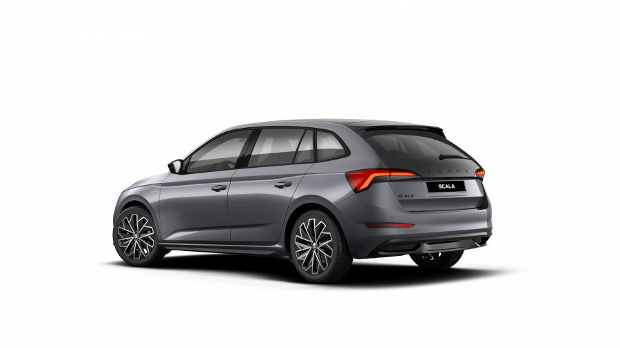 Škoda Scala, 1,5 TSI 110 kW 6-stup. mech., barva šedá
