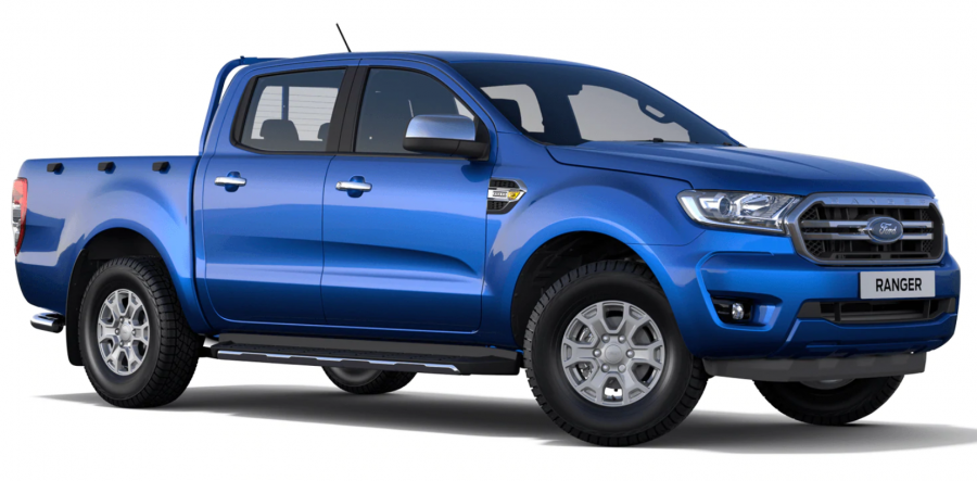 Ford Ranger, RANGER D/CAB, XLT, 2.0 ECOBLUE 170 K, 6ST MAN 4WD, barva modrá