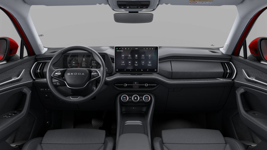 Škoda Kodiaq, 2,0 TDI 142 kW 7° automatická DSG 4x4, barva červená