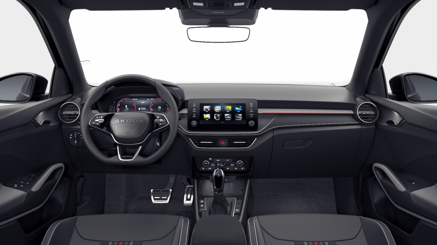 Škoda Fabia, 1,5 TSI 130 kW 7° automatická DSG, barva černá