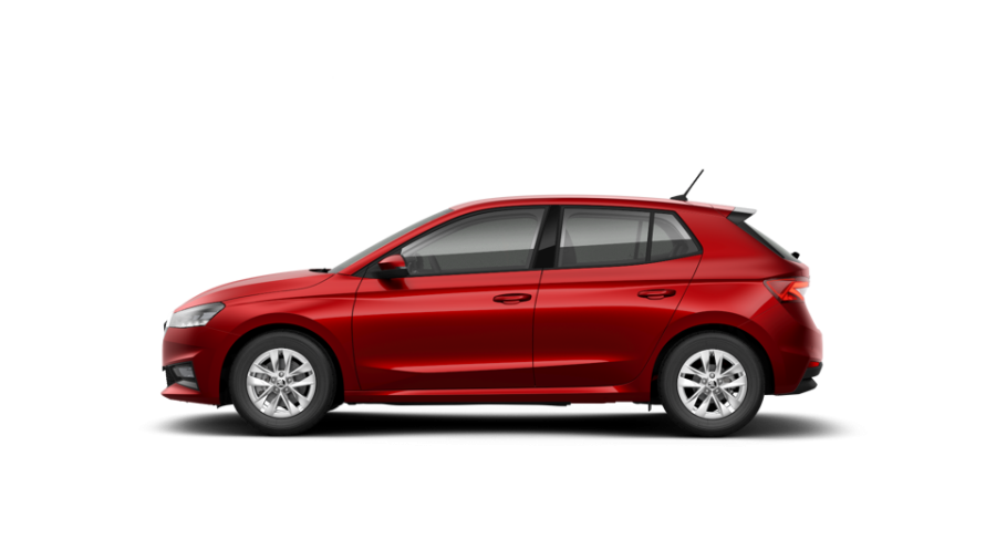 Škoda Fabia, 1,0 TSI 85 kW 6-stup. mech., barva červená