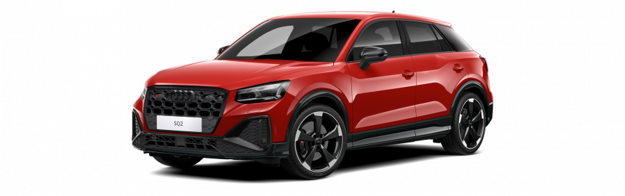 Audi Q2, SQ2 TFSI 221kW quattro, barva červená