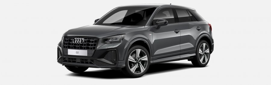 Audi Q2, Q2 S line 35 TFSI 110kW CoD, barva šedá