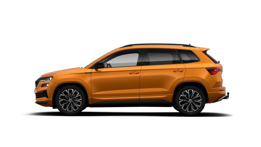 Škoda Karoq, 1,5 TSI 110 kW 6-stup. mech., barva oranžová