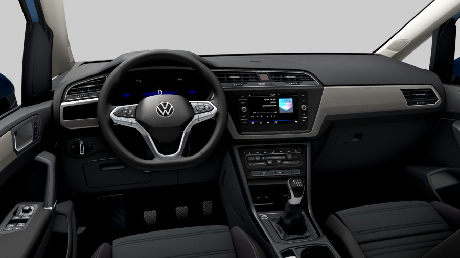Volkswagen Touran, Touran ME 1,5 TSI EVO2 6G, barva modrá