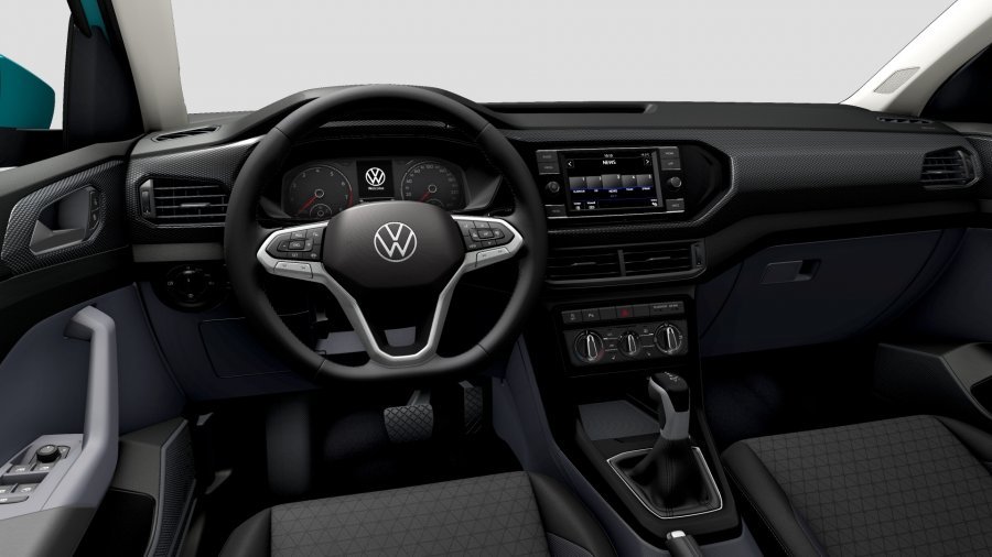 Volkswagen T-Cross, T-Cross Life 1,0 TSI 81 kW 7DSG, barva tyrkysová