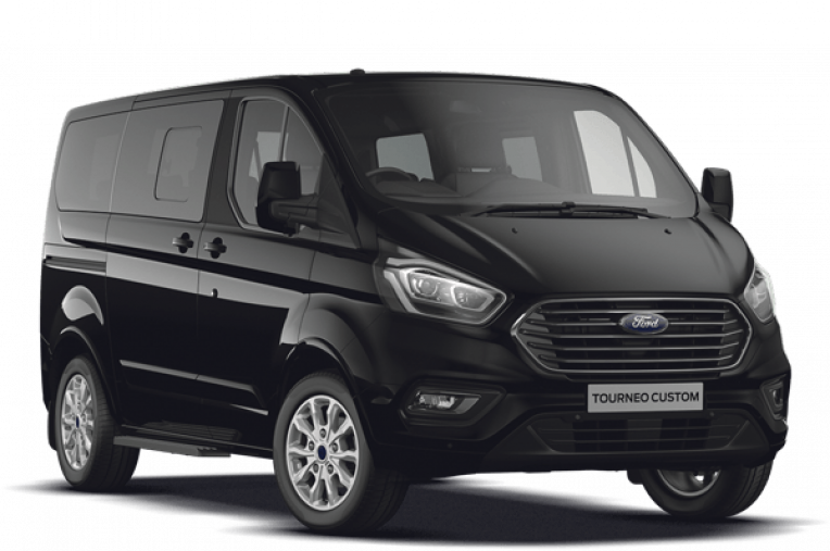 Ford Tourneo Custom, CUSTOM TOURNEO, 320 L2, TITANIUM X, 2.0 185K EURO, barva černá