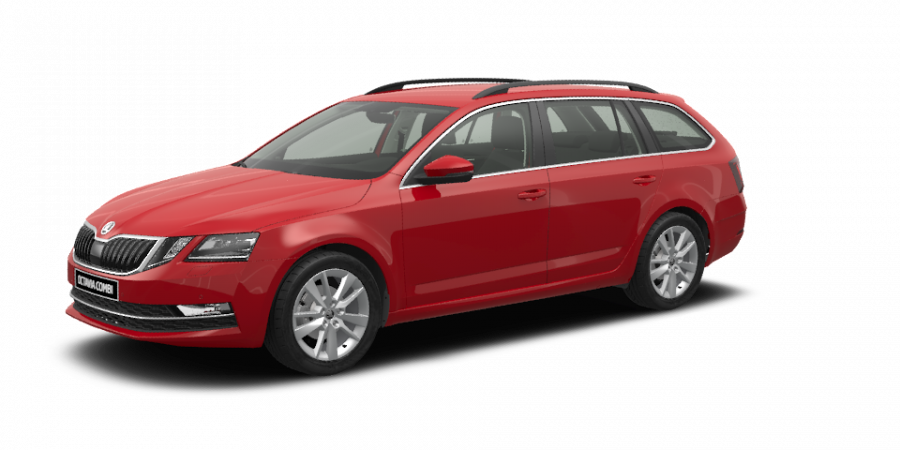 Škoda Octavia, 1,5 TSI 110 kW 6-stup. mech., barva červená