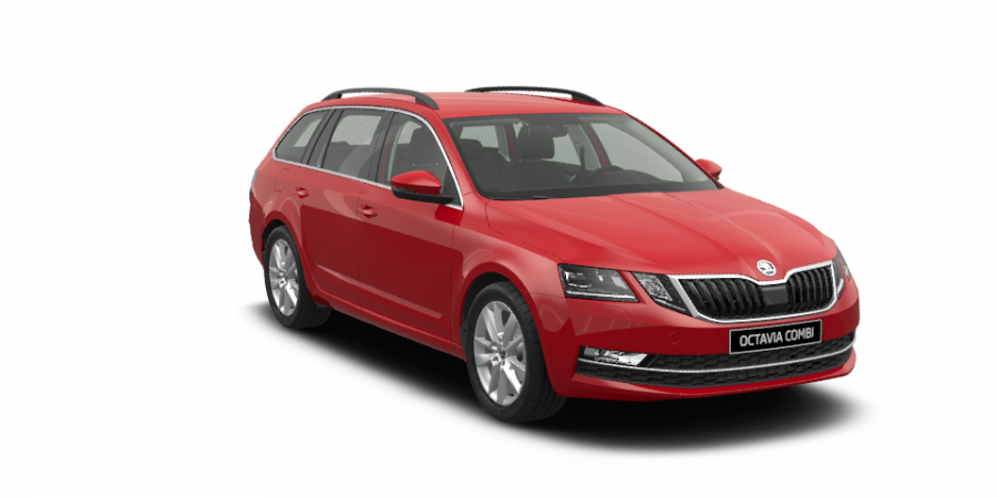 Škoda Octavia, 1,5 TSI 110 kW 6-stup. mech., barva červená