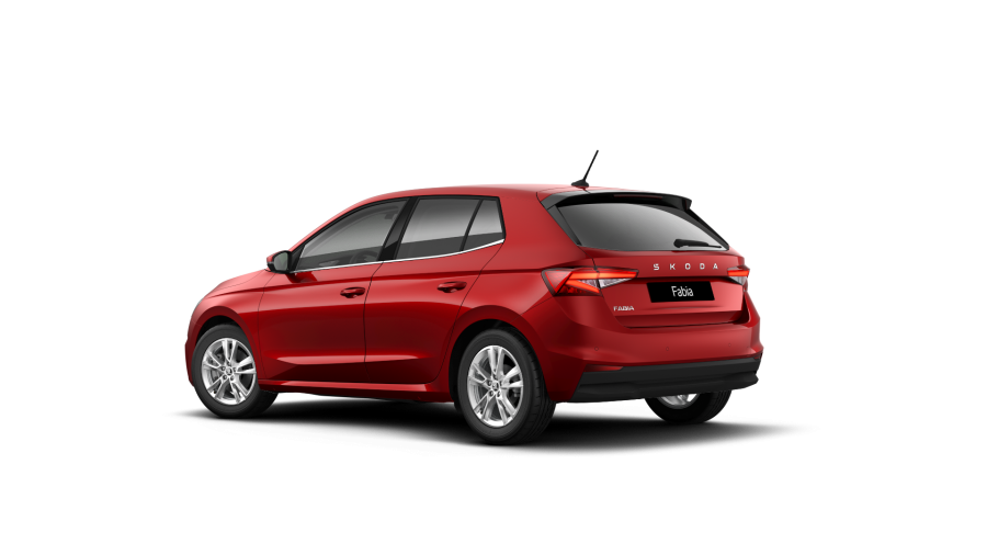 Škoda Fabia, 1,0 TSI 85 kW 6-stup. mech., barva červená