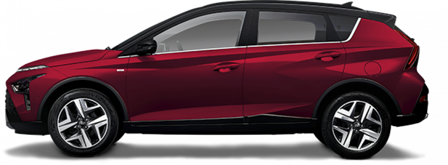 Hyundai Bayon, 1,2i DOHC 62 kW (95 NAT) 5 st. man, barva červená