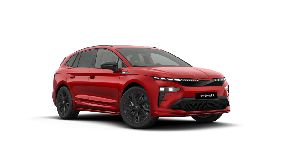 Škoda Enyaq iV, 84 kWh 250,00 kW 1° automatická 4x4, barva červená