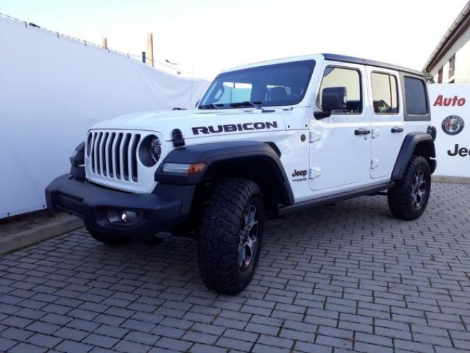 Jeep Wrangler, 2,0T 270 PS Rubicon Unlimited, barva bílá