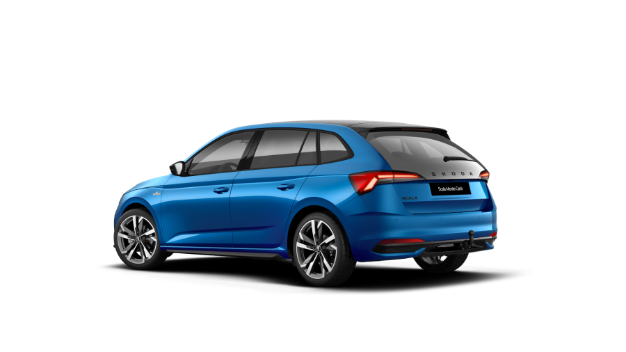 Škoda Scala, 1,0 TSI 85 kW 7° automatická DSG, barva modrá