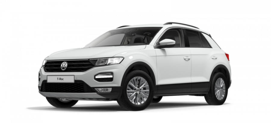 Volkswagen T-Roc, Design 1,0 TSI 6G, barva bílá