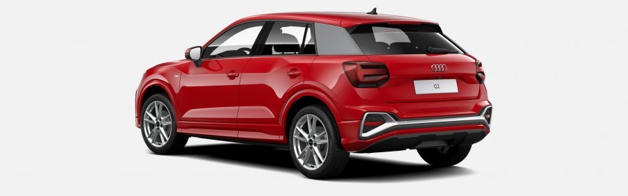 Audi Q2, Q2 S line 35 TFSI 110kW CoD, barva červená