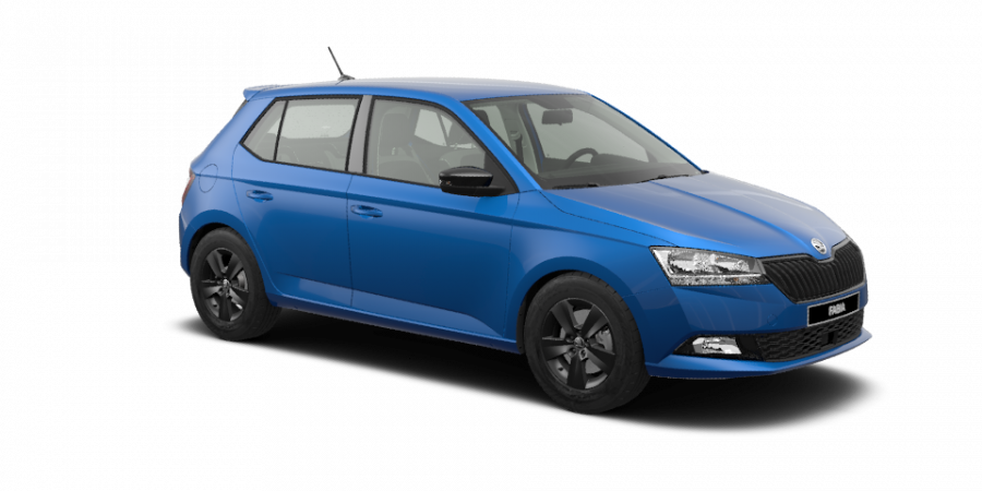 Škoda Fabia, 1,0 TSI 70 kW 5-stup. mech., barva modrá