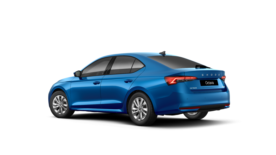 Škoda Octavia, 1,5 TSI m-HEV 110 kW 7° automatická DSG, barva modrá