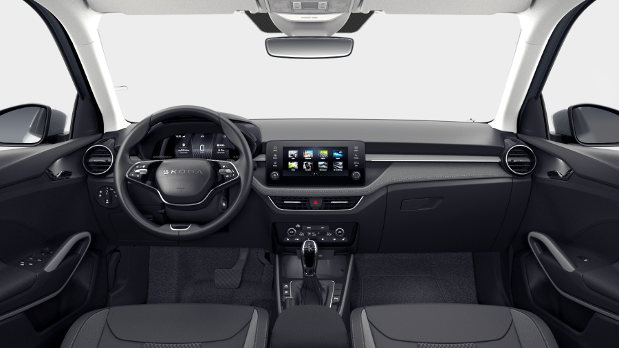 Škoda Fabia, 1,5 TSI 110 kW 7° automatická DSG, barva stříbrná