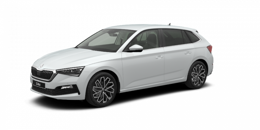 Škoda Scala, 1,0 TSI 81 KW 6-stup. mech., barva bílá