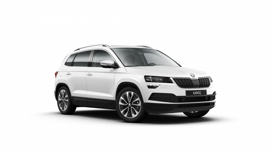 Škoda Karoq, 1,5 TSI 110 kW 7-stup. automat., barva bílá