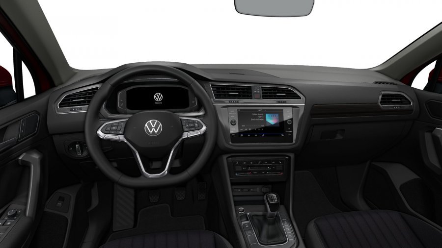 Volkswagen Tiguan Allspace, Allspace Life 2,0 TDI 110 kW 6G, barva červená