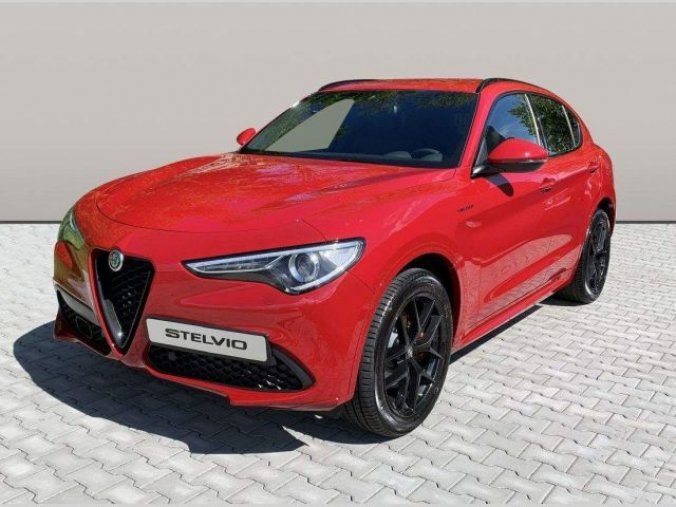 Alfa Romeo Stelvio, 2.0 Turbo 280k Q4 VELOCE, barva červená