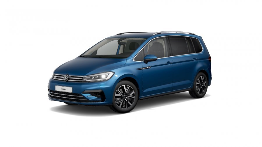 Volkswagen Touran, Touran HL 1,5 TSI EVO 7DSG, barva modrá