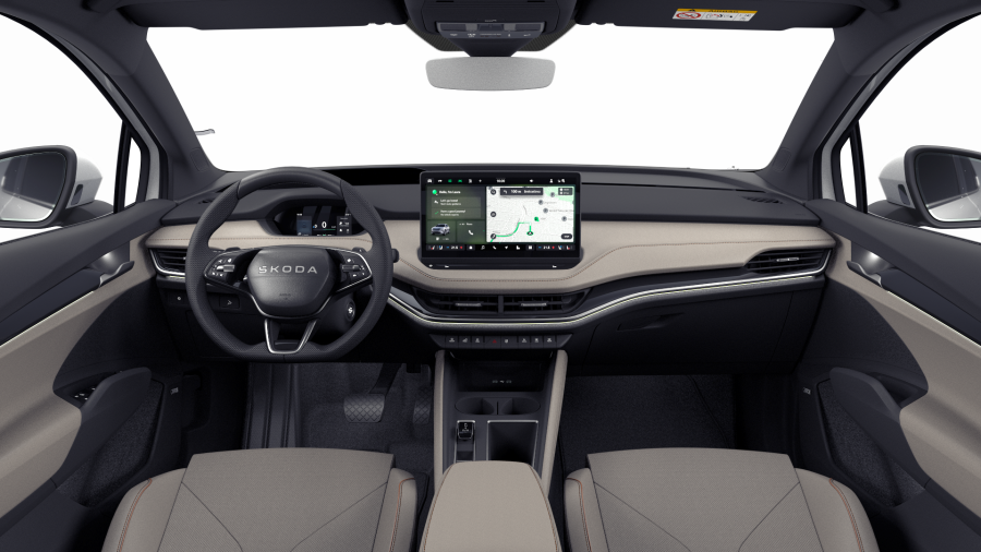 Škoda Enyaq iV, 82 kWh 210,00 kW 1° automatická 4x4, barva bílá